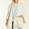 Clothing WEHVE | Wehve, Ivory Billy Fringe Cardigan With Pockets