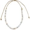 Jewelry IBBEADZ | Ibbeadz, Ivory Gemstone Necklace With Stardust Spacer