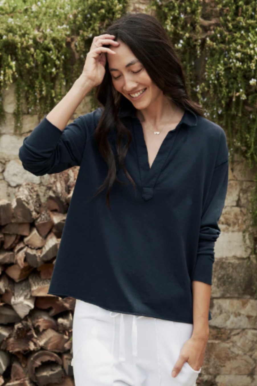 Clothing Frank u0026 Eileen | Frank & Eileen, Patrick Popover Henley- Heritage Jersey, British Royal Navy