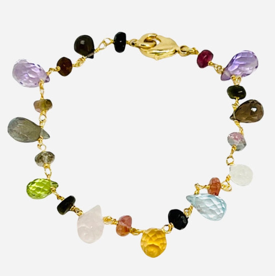 Jewelry Sissy Yates Deigns | Sissy Yates Designs, Melody Bracelet- Multi Gemstone