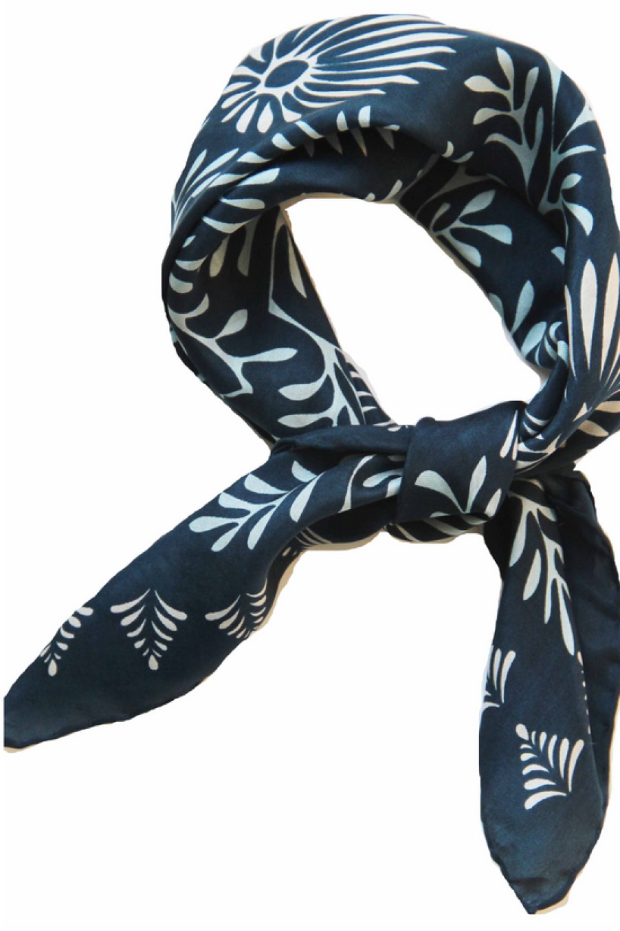 Accessories Les Belles Vagabondes | Les Belles Vagabondes, Mini Azalee Scarf- Marine