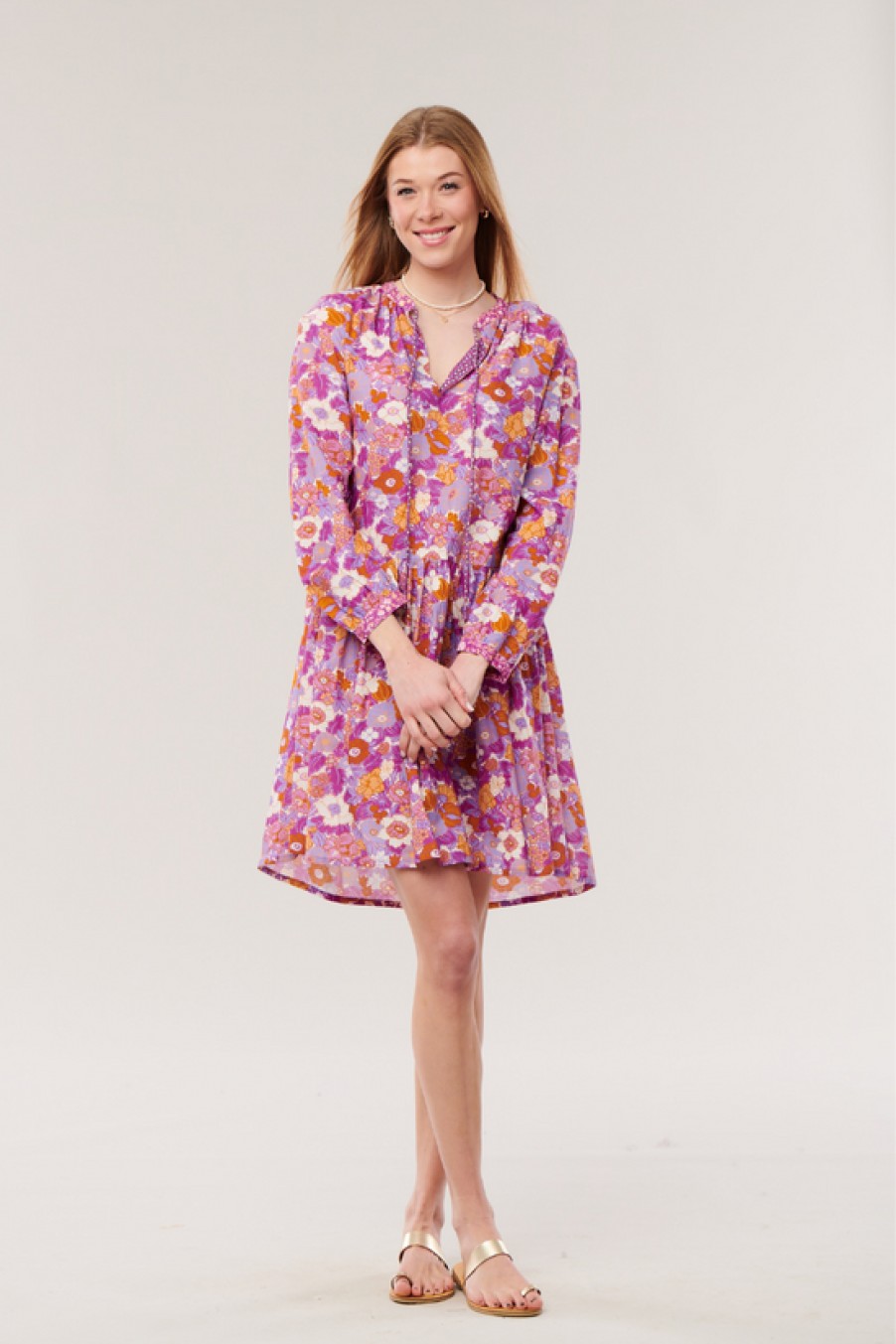 Clothing D'Ascoli | D'Ascoli, Lulu Dress- Purple