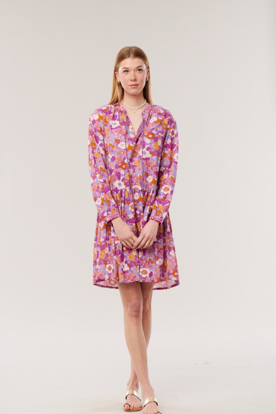 Clothing D'Ascoli | D'Ascoli, Lulu Dress- Purple