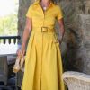 Clothing CK Bradley | Ck Bradley, Monaco Dress- Yellow