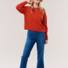 Clothing Snapdragon Designs | Cashmere Ribbed Lounge Sweater