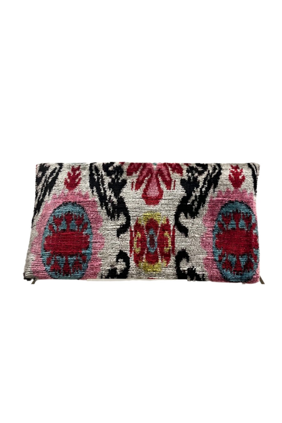 Accessories Wolf u0026 Willa | Wolf & Willa, Multicoloured Silk Ikat Envelope Clutch