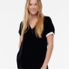 Clothing Monoplaza | Monoplaza, Leo Velvet Top- Black