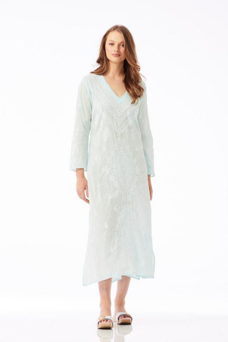 Clothing oneseason | Oneseason, Long Goa Dress- Mint