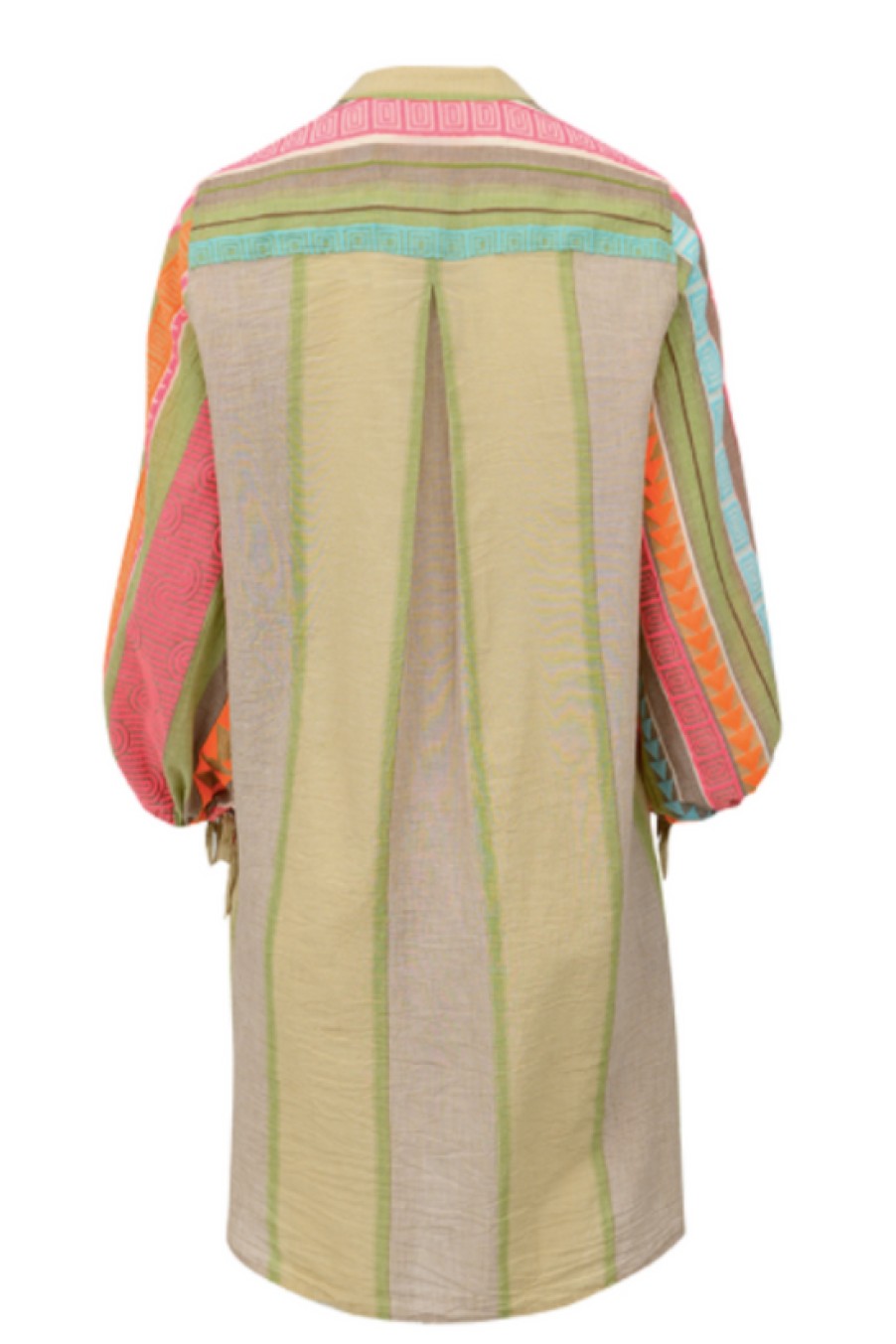 Clothing Devotion | Devotion, Lasithi Dress- Multi/Neon Orange/Pink