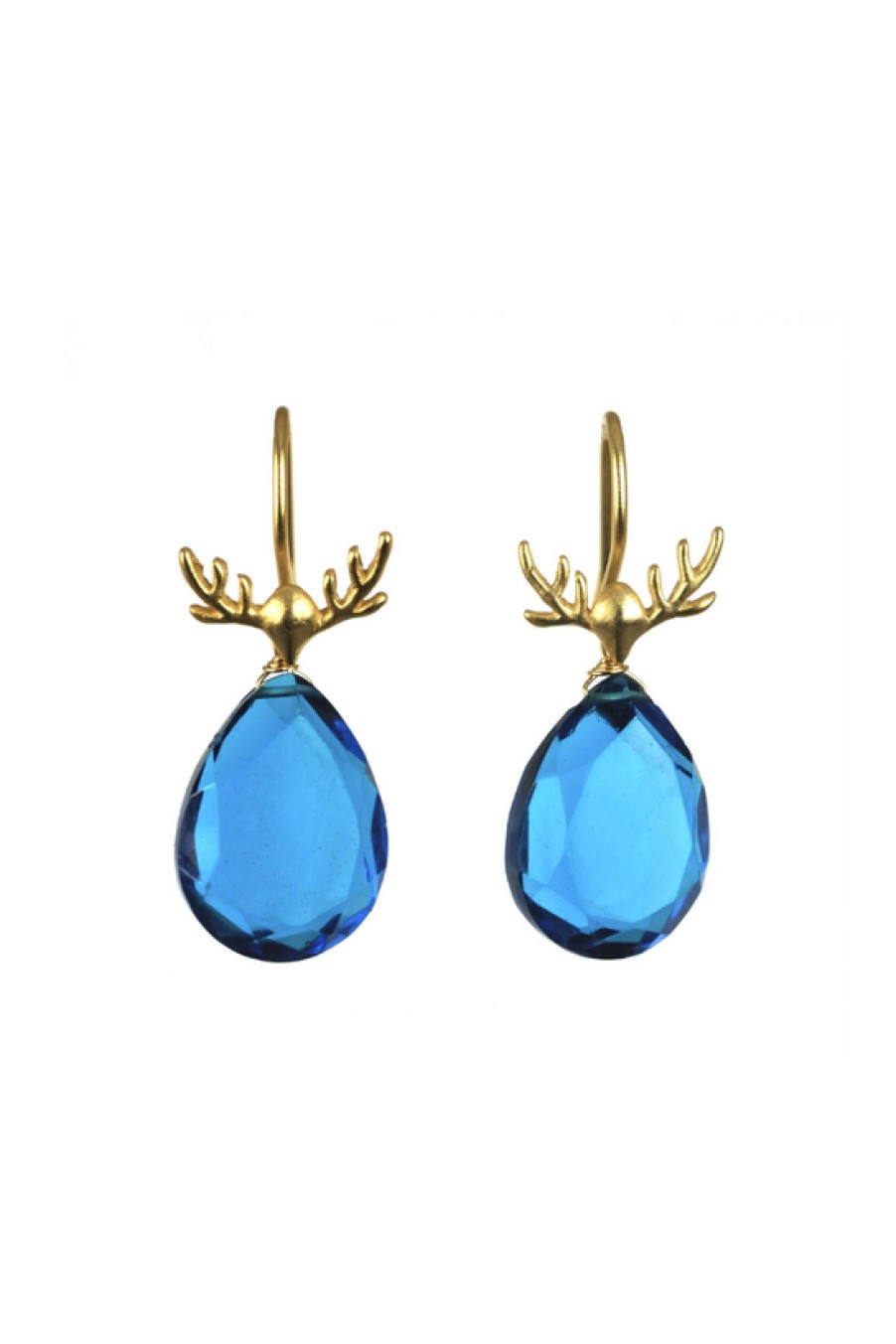 Jewelry Sissy Yates Designs | Sissy Yates Designs, Antler Earrings- London Blue