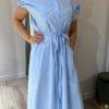 Clothing MeiMeiJ | Meimeij, Sky Blue Shirtdress