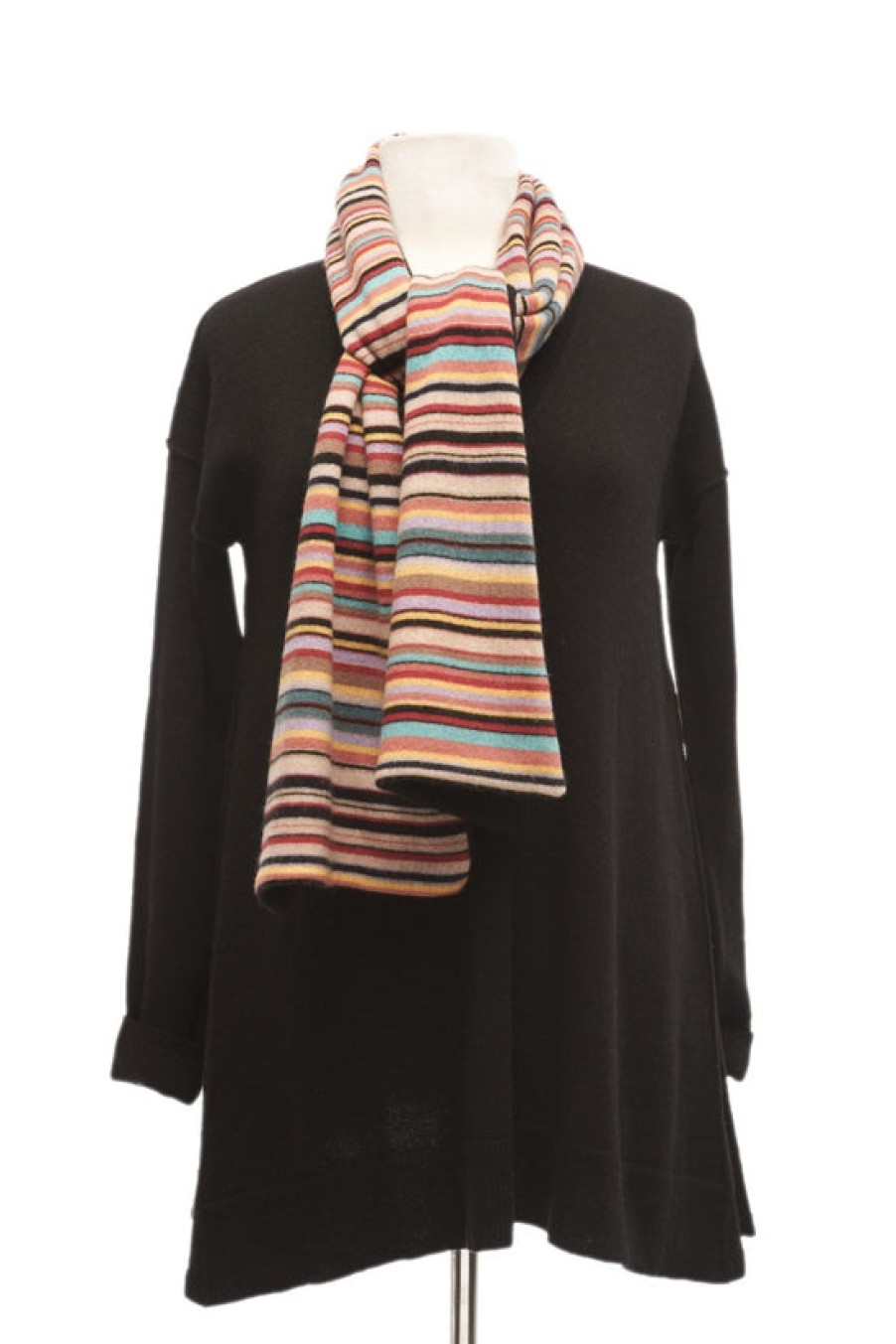 Accessories Snapdragon Designs | Cashmere Multi-Stripe Scarf