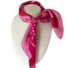 Accessories Les Belles Vagabondes | Les Belles Vagabondes, Mini Peace & Love Scarf- Fuchsia