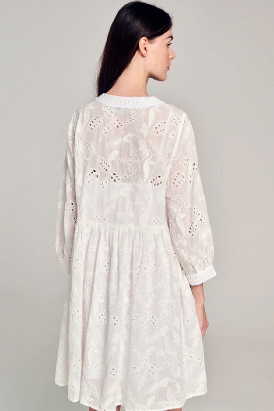 Clothing Devotion | Devotion, Sifnos Tunic Dress- White Embroidery