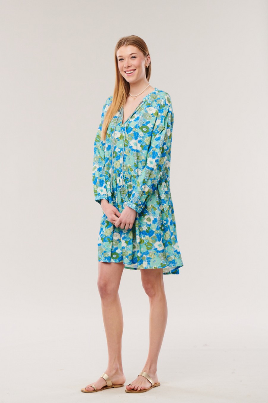 Clothing D'Ascoli | D'Ascoli, Lulu Dress- Blue