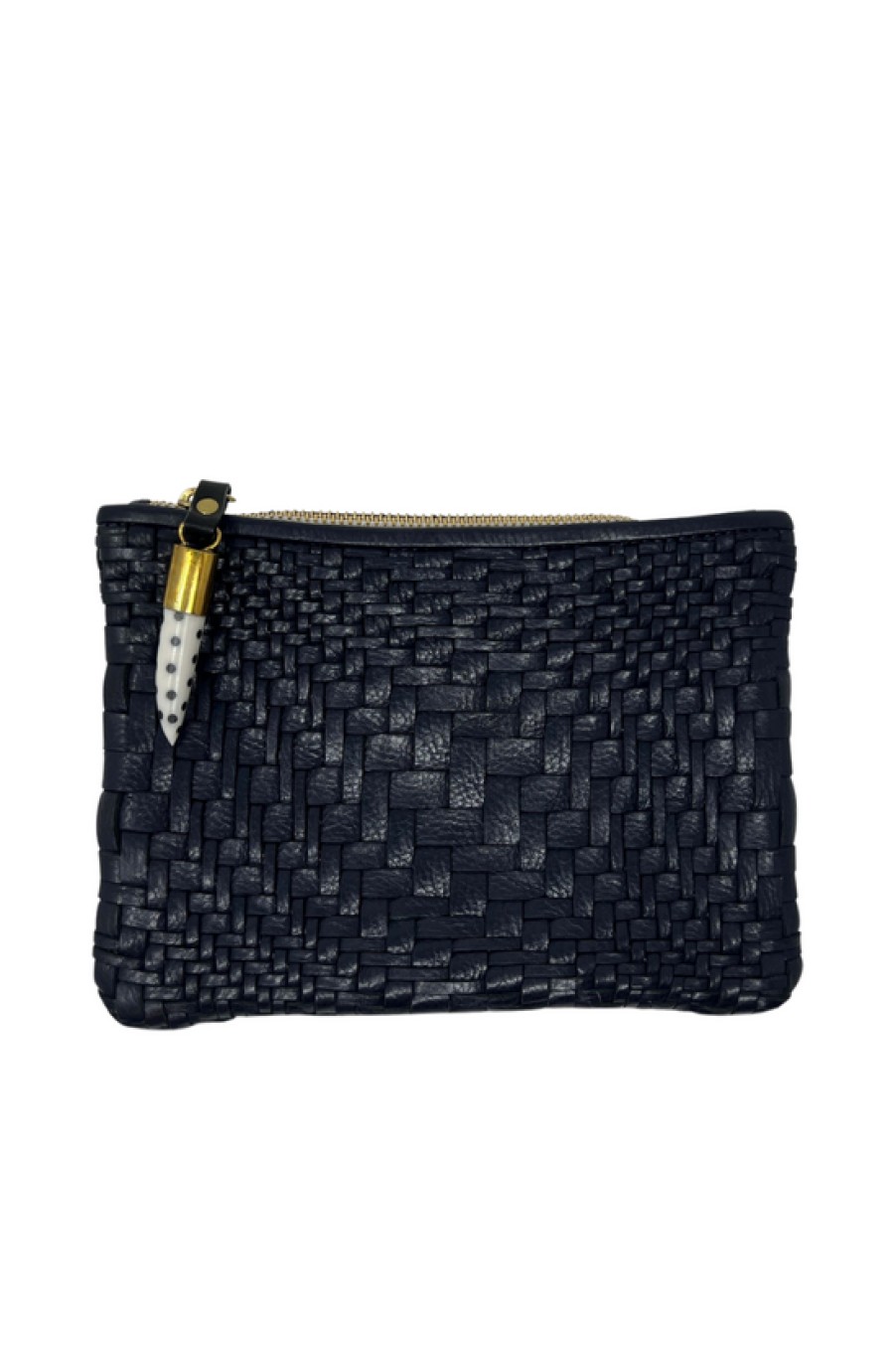 Accessories Kempton u0026 Co. | Kempton & Co., Small Vari Weave Pouch- Navy