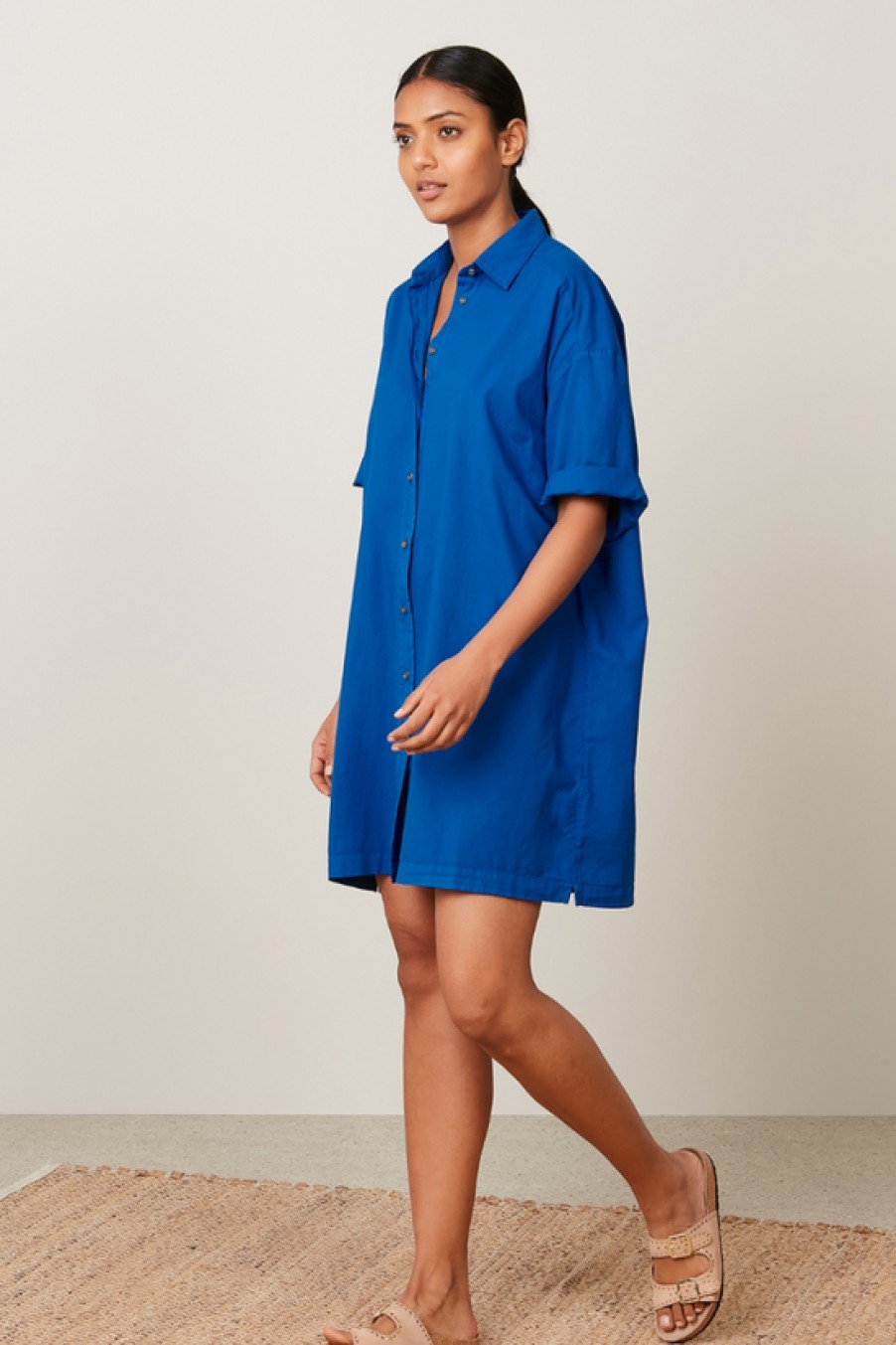 Clothing Hartford | Hartford, Rimo Dress- Blue