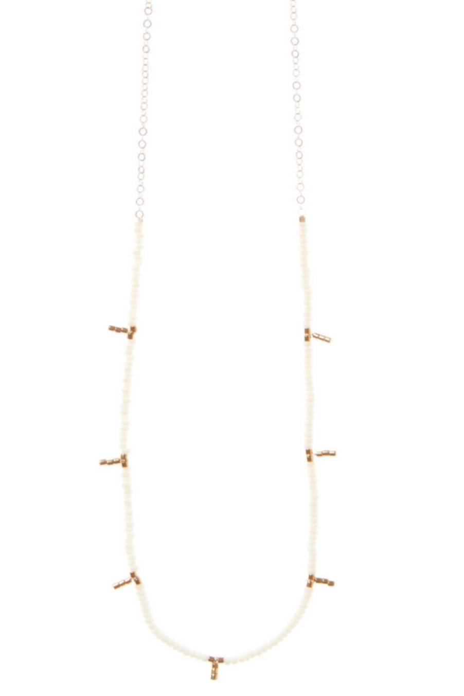 Jewelry Sidai Designs | Sidai Designs, Long Necklace With Gold Tassels/Gold Chain