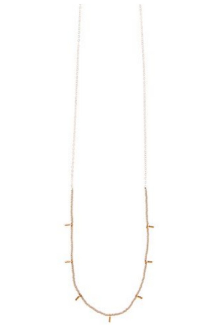 Jewelry Sidai Designs | Sidai Designs, Long Necklace With Gold Tassels/Gold Chain