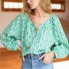 Clothing Emerson Fry | Emerson Fry, Frances Blouse- Frida Evening Garden