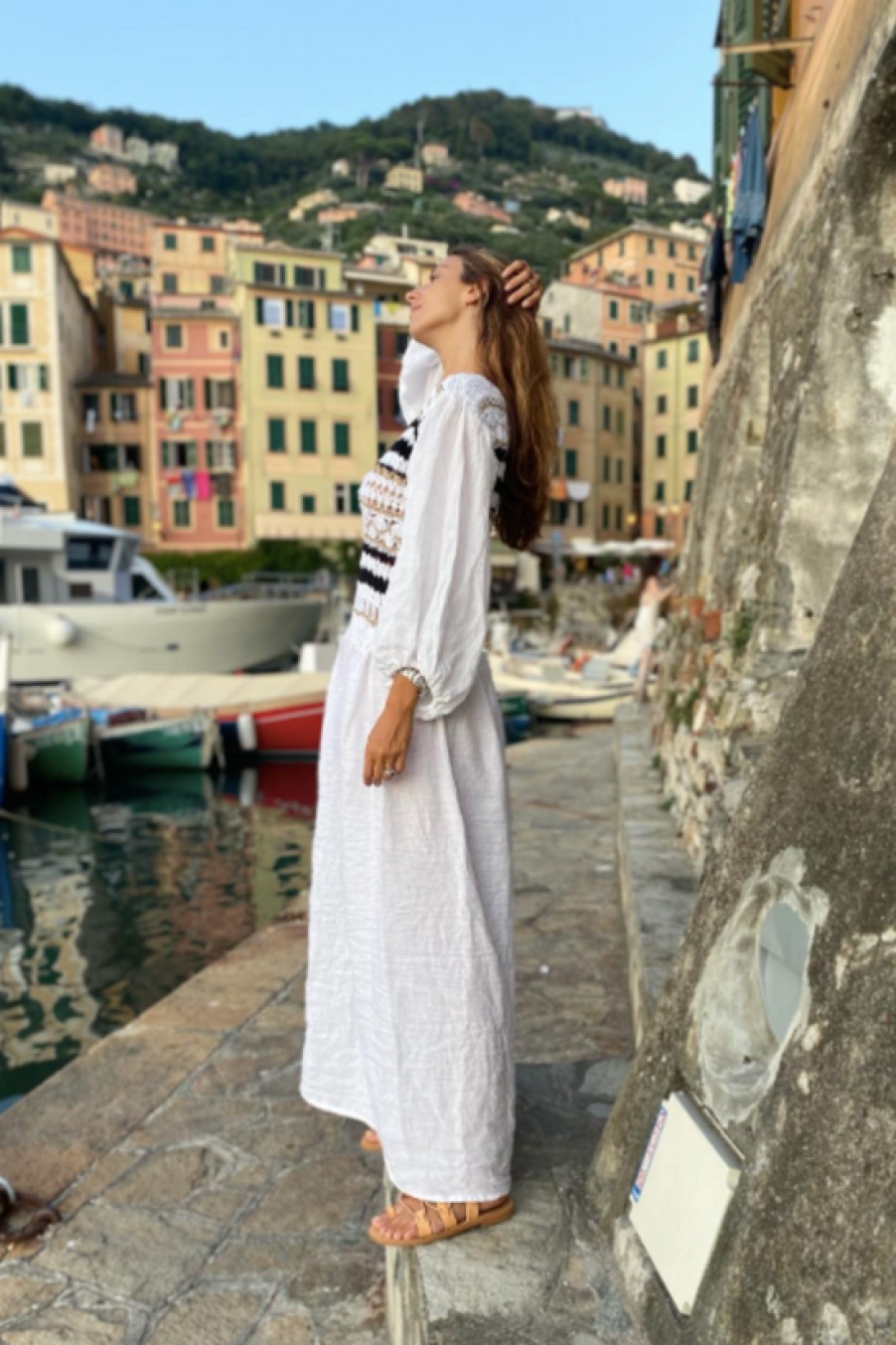 Clothing Nina Leuca | Nina Leuca, Camogli Dress- White