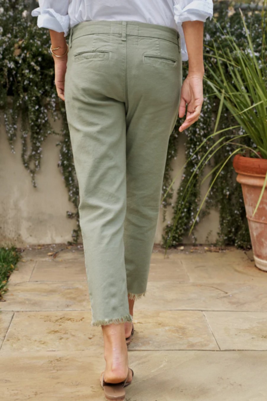 Clothing Frank u0026 Eileen | Frank & Eileen, The Wicklow Linen Chino -Sage