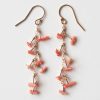 Jewelry See Real Flowers | See Real Flowers, Mila Coral Earrings- Short