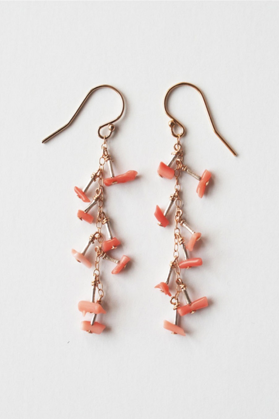 Jewelry See Real Flowers | See Real Flowers, Mila Coral Earrings- Short