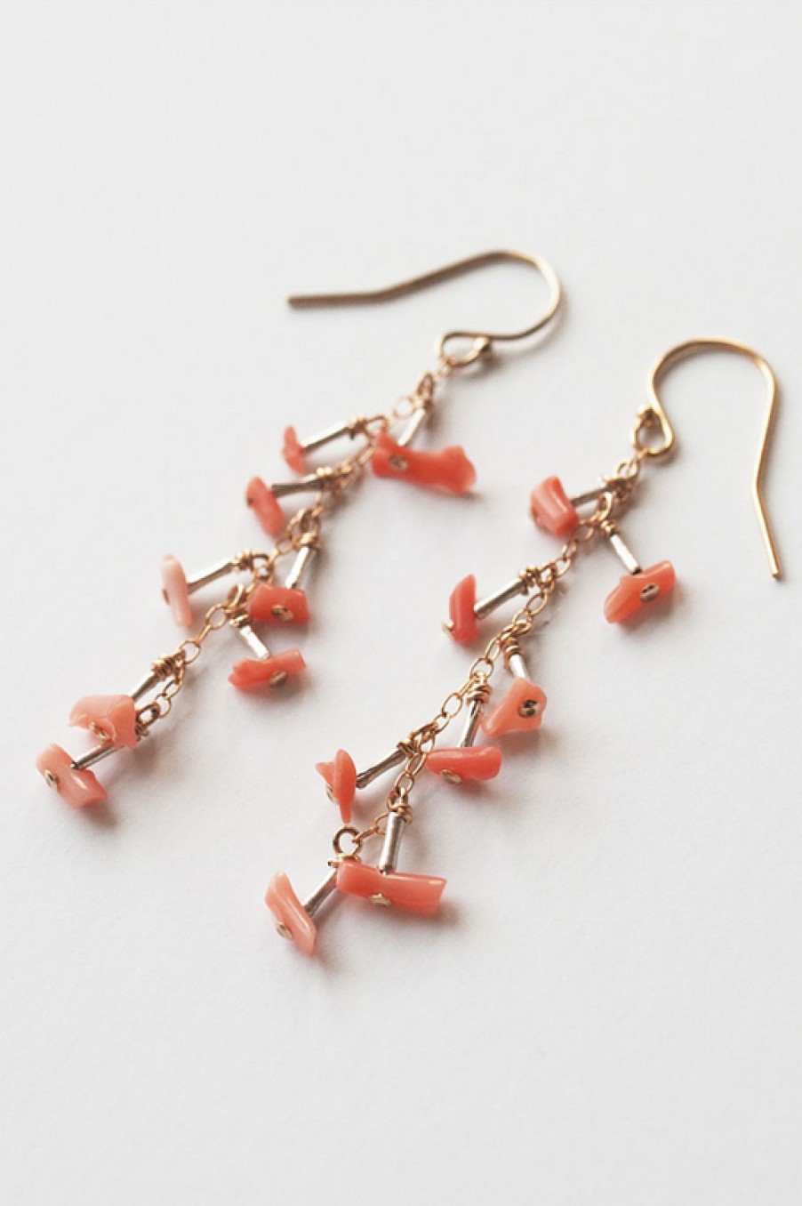 Jewelry See Real Flowers | See Real Flowers, Mila Coral Earrings- Short