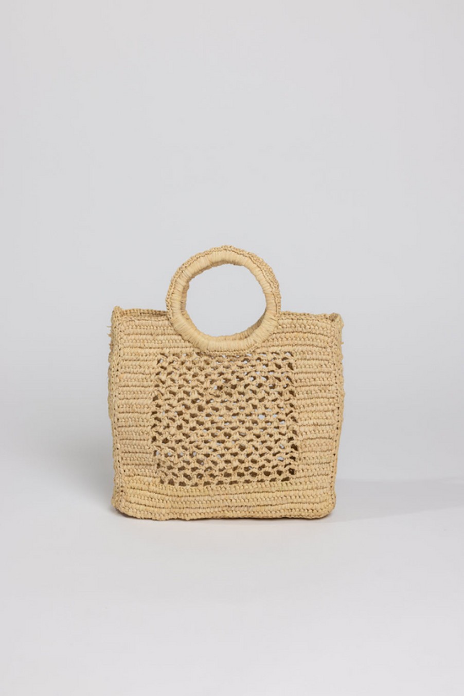 Accessories Hat Attack | Hat Attack, Cassis Handheld Tote- Natural