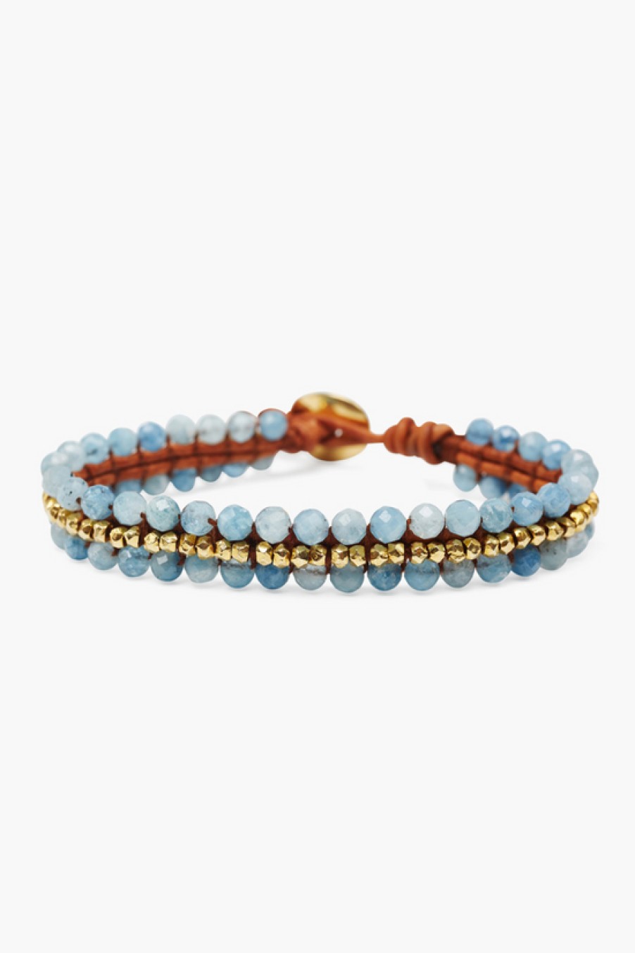 Jewelry Chan Luu | Chan Luu, Aquamarine Beaded Bracelet