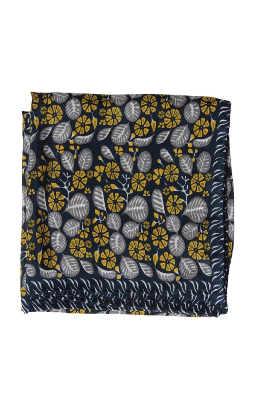 Accessories Les Belles Vagabondes | Les Belles Vagabondes, Square Bahia Scarf- Marine/Navy