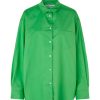 Clothing Samsu00f8e Samsu00f8e | Samsoe Samsoe, Lua Shirt- Vibrant Green