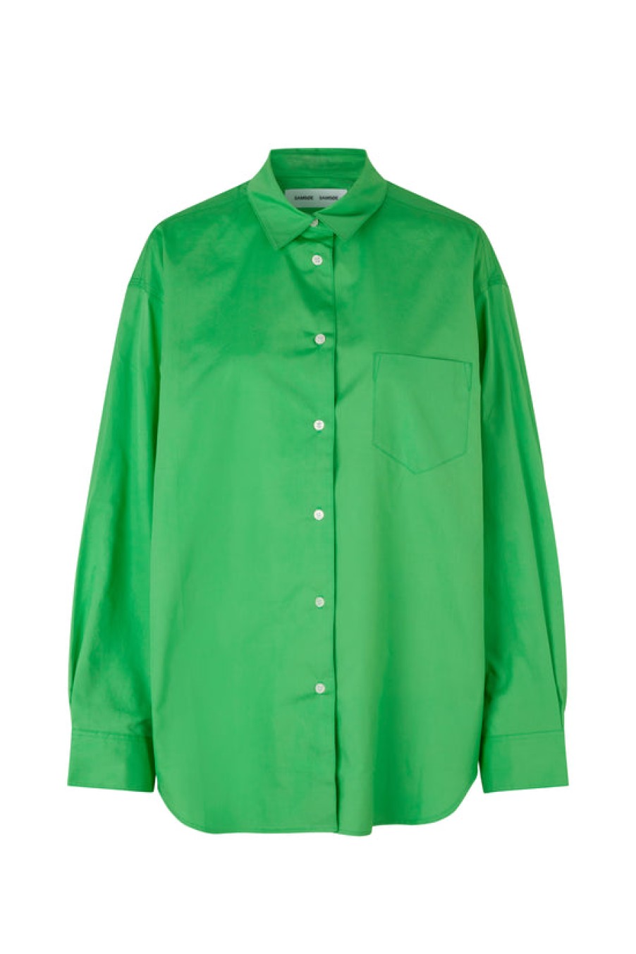 Clothing Samsu00f8e Samsu00f8e | Samsoe Samsoe, Lua Shirt- Vibrant Green