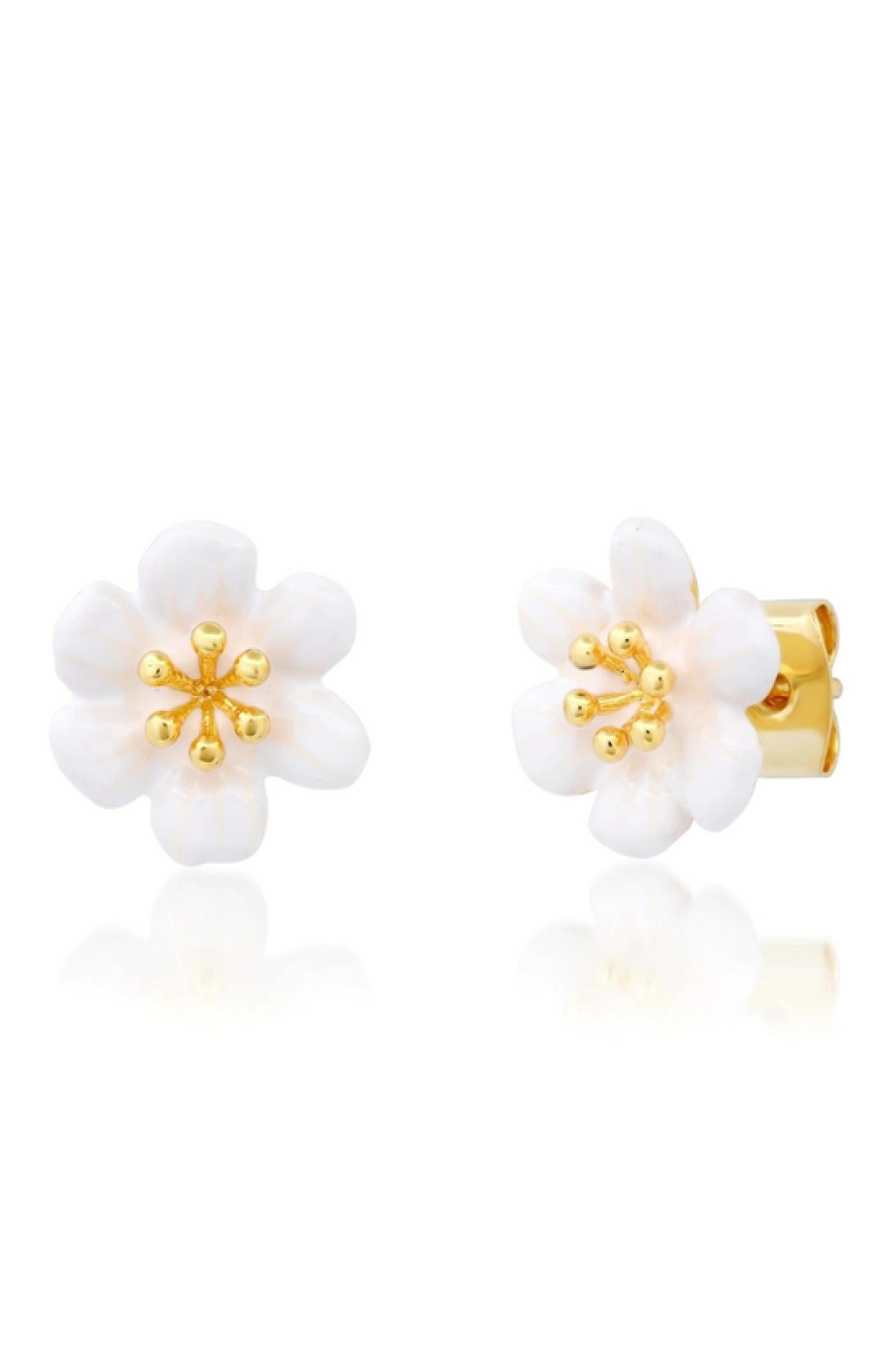 Jewelry TAI | Tai, Enamel Flower Stud Earrings