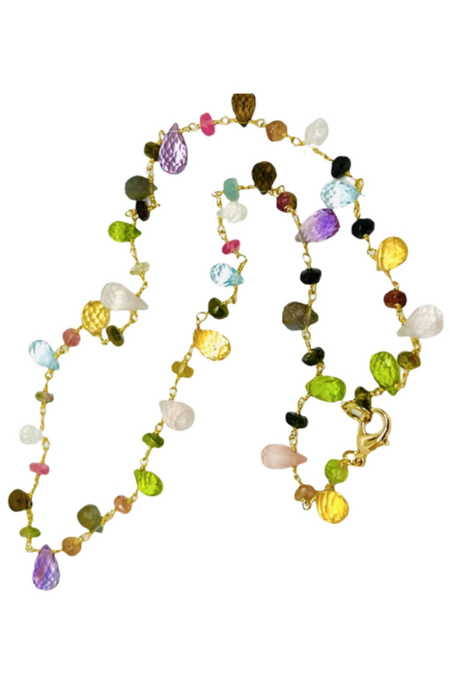 Jewelry Sissy Yates Designs | Sissy Yates Designs, Melody Necklace- Multi Gemstone