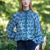 Clothing Rungolee | Rungolee, Brooklyn Full Sleeve Blouse- Empress Phoenix Floral