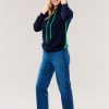 Clothing Snapdragon Designs | Cashmere Sports Hoodie- Indigo