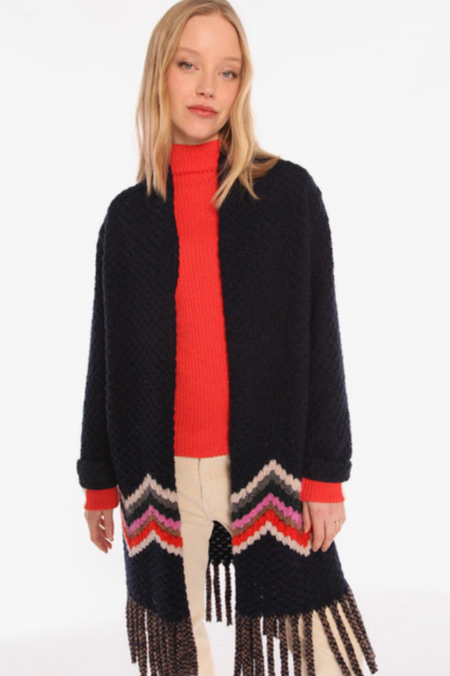 Clothing Vilagallo | Vilagallo, Sandra Sweater Coat