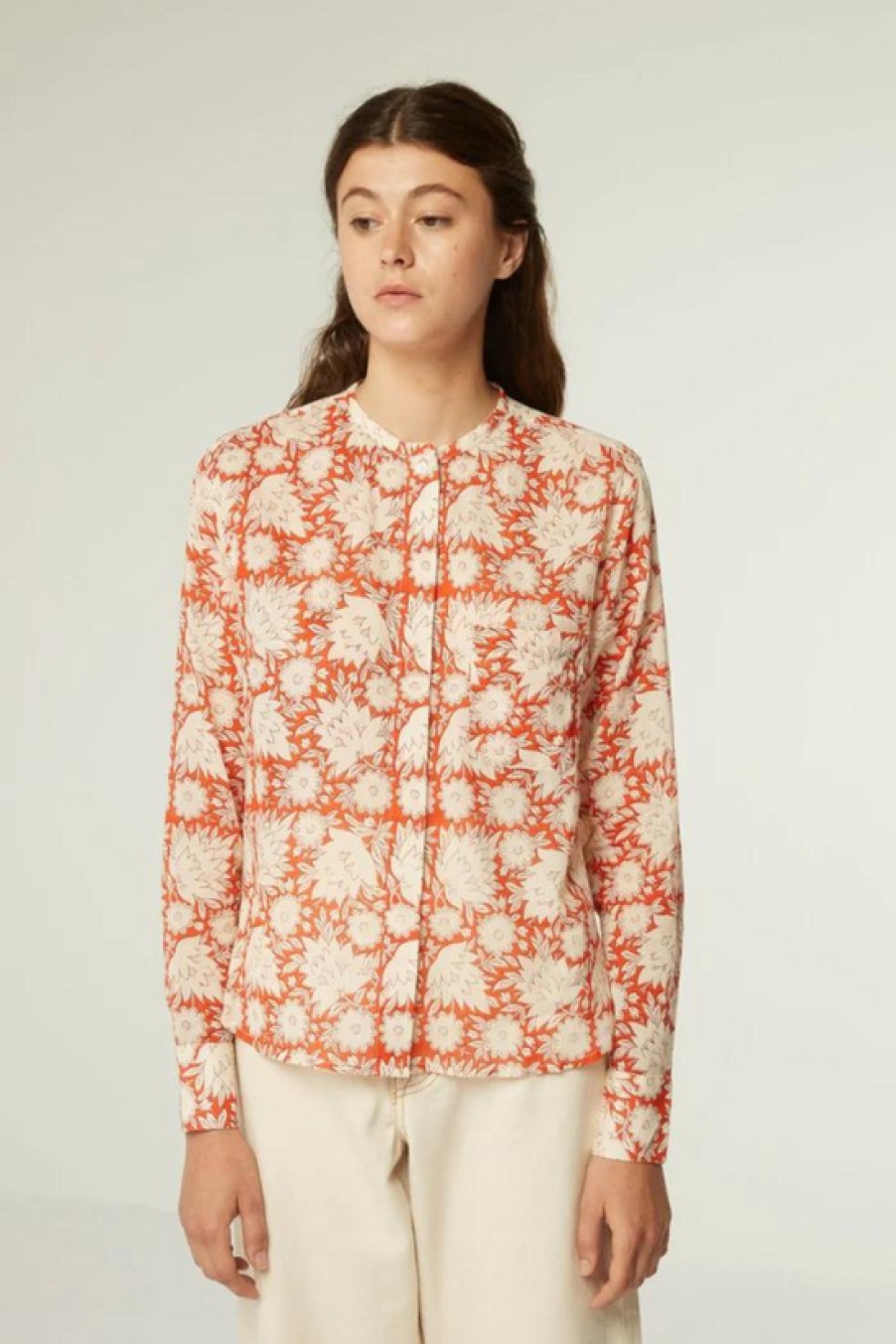 Clothing Moismont | Moismont, Lucie Shirt- Amber Poppy Red