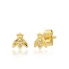 Jewelry TAI | Tai, Gold Bee With Clear Crystal