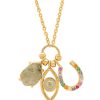 Jewelry TAI | Tai, Gold Multicoloured Charm Necklace