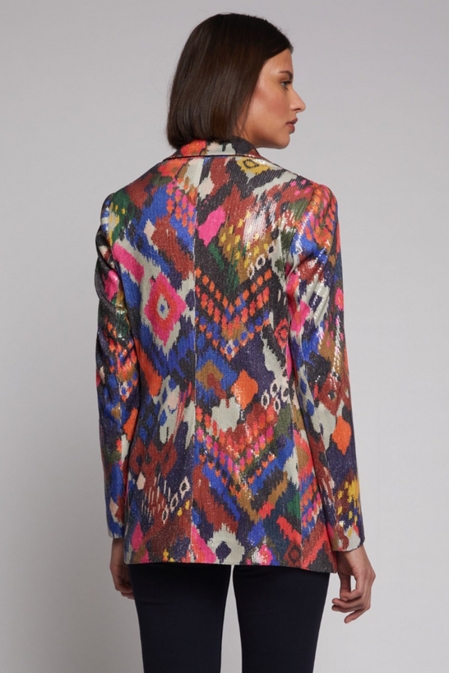 Clothing Vilagallo | Vilagallo, Andrea Jacket- Ikat Sequins