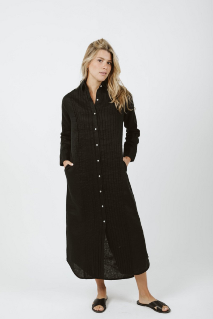 Clothing Lanhtropy | Lanhtropy, Pacific Dress- Black