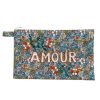 Accessories CSAO | Embroidered Clutch Amour- Pink