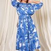 Clothing Aish | Aish, Nafisa Dress- Tropical Blue