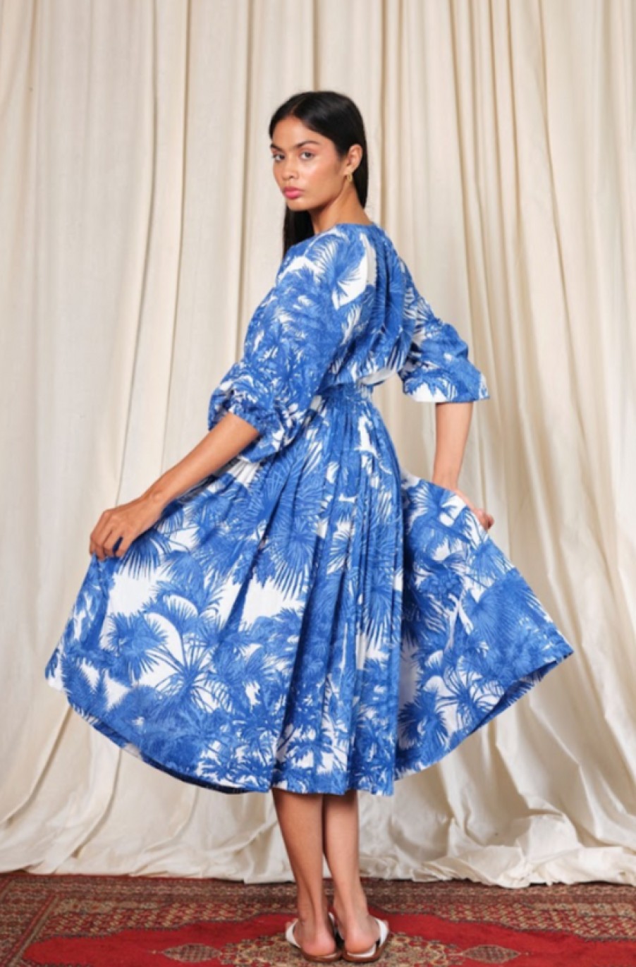 Clothing Aish | Aish, Nafisa Dress- Tropical Blue