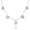 Jewelry The Makery Collection | The Makery, Sterling Silver Five Disc Necklace