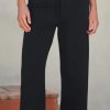 Clothing Frank u0026 Eileen | Frank & Eileen, Cropped Wide Leg Sweatpant- Black