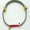 Jewelry The Makery Collection | The Makery, Grey And Red Adjustable Bracelet